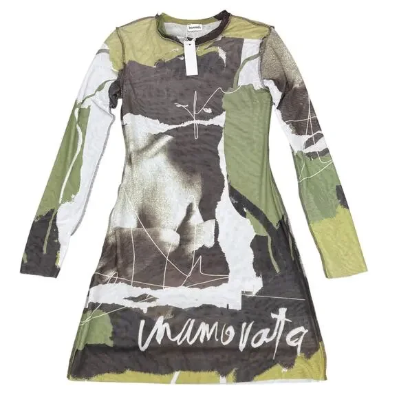 NWT iNAMORATA Vita Mesh Mini Dress Size XS - Picture 7 of 10